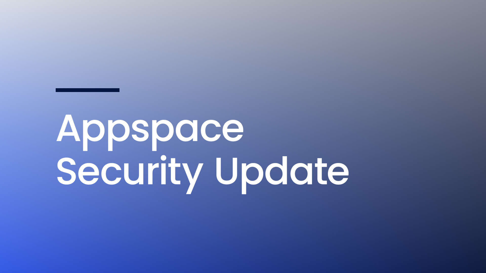 Appspace is not Impacted by the Log4j Vulnerability