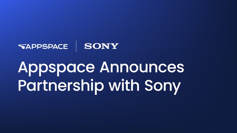 Sony + Appspace Team Up to Simplify Communications & Workplace Management